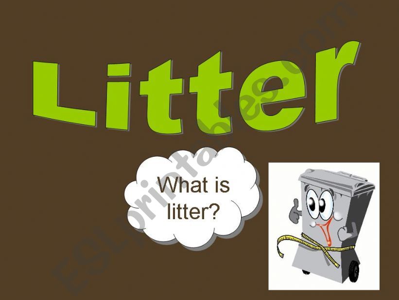 litter powerpoint