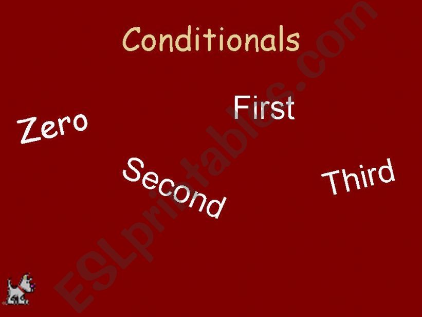 Conditionals powerpoint