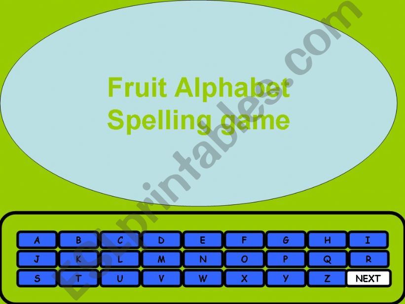 spelling game powerpoint