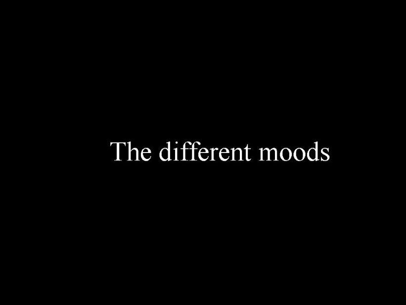 the different moods powerpoint