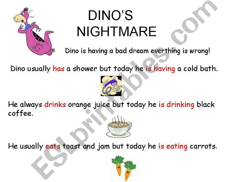 Dinos night mare powerpoint