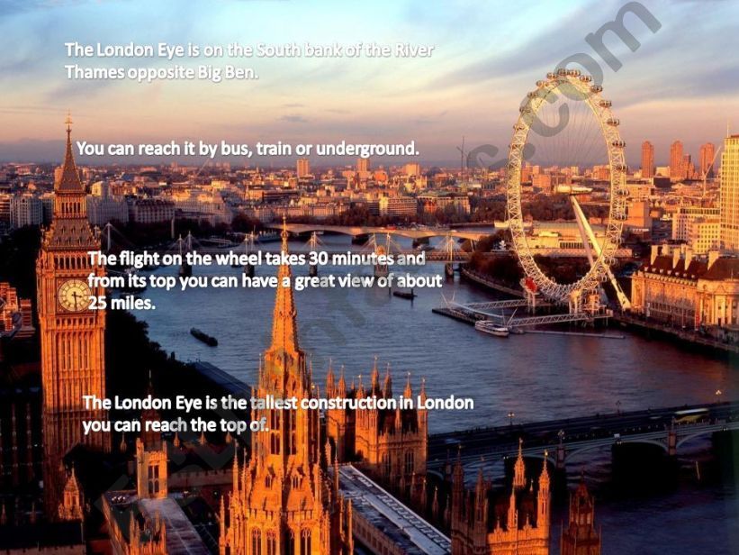 The London Eye Part 3 powerpoint