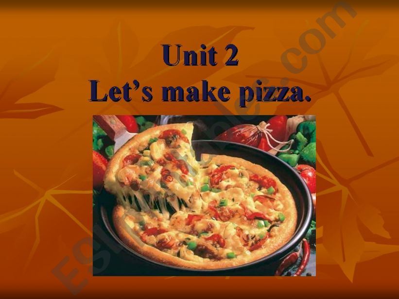 lets make pizza powerpoint