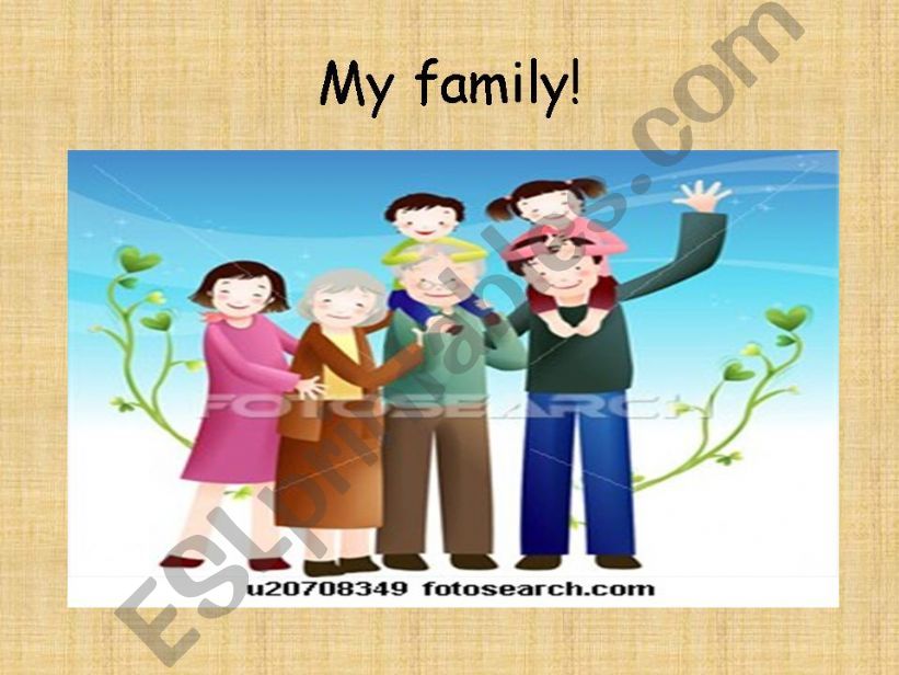 family members --1 powerpoint