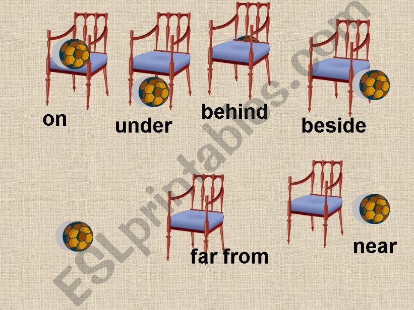 ESL English PowerPoints Position Words