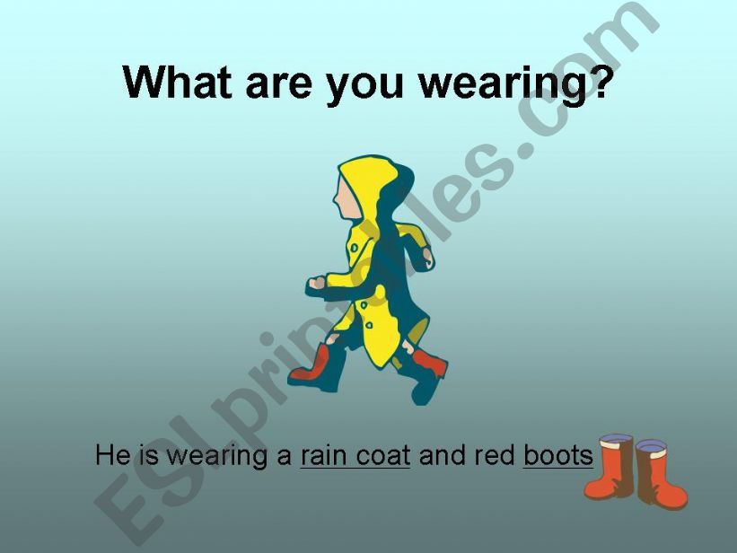 What are you wearing? powerpoint