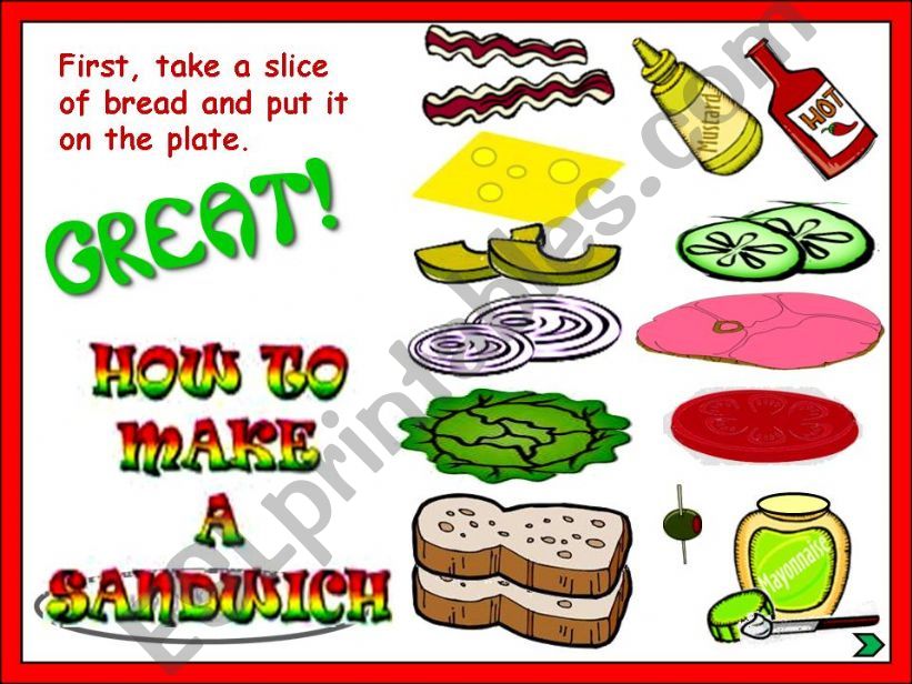 Food Vocabulary 2 -  (1/4) powerpoint