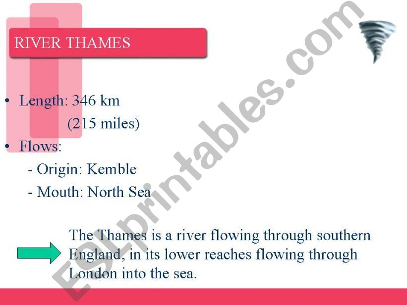 role of Thames river powerpoint