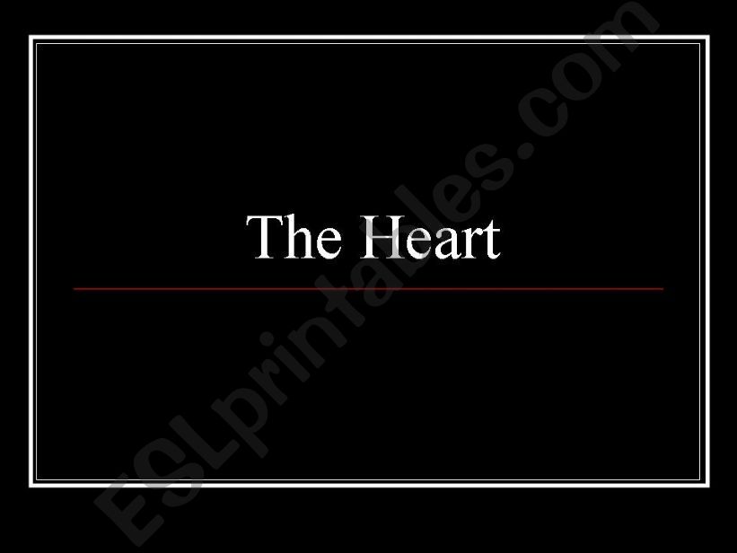 the heart powerpoint