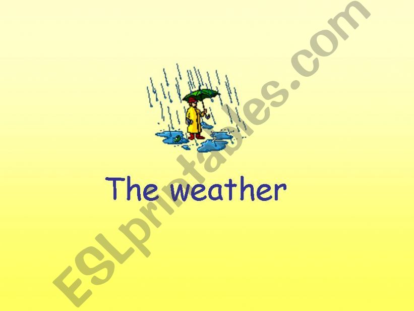 weather powerpoint