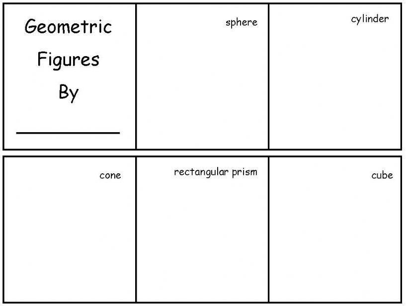 Geometric Figure Mini Book powerpoint