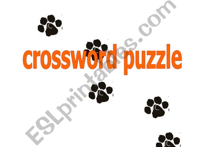 crossword puzzle ppt powerpoint