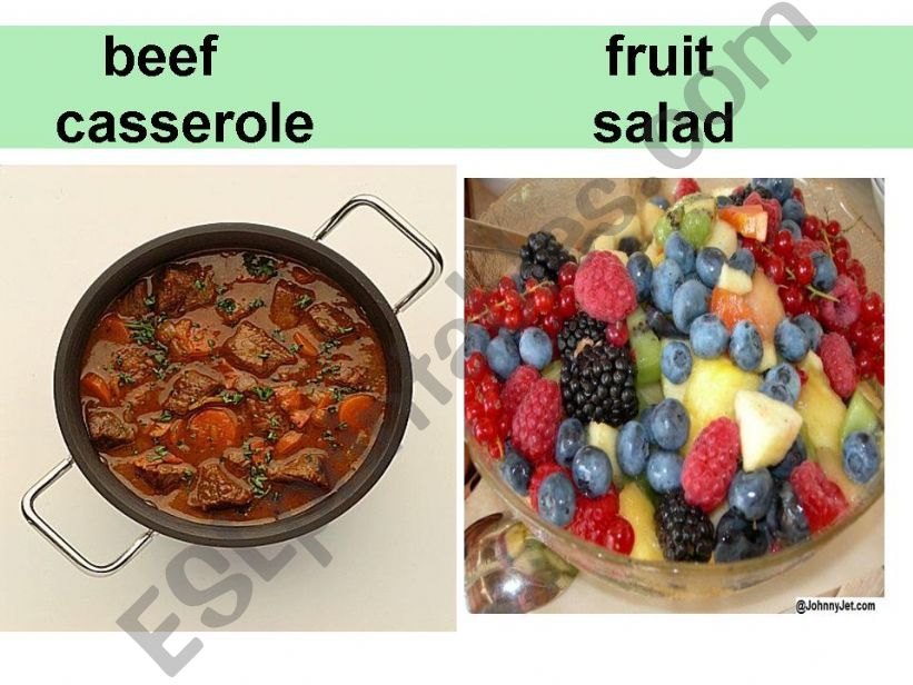 making two food dishes powerpoint