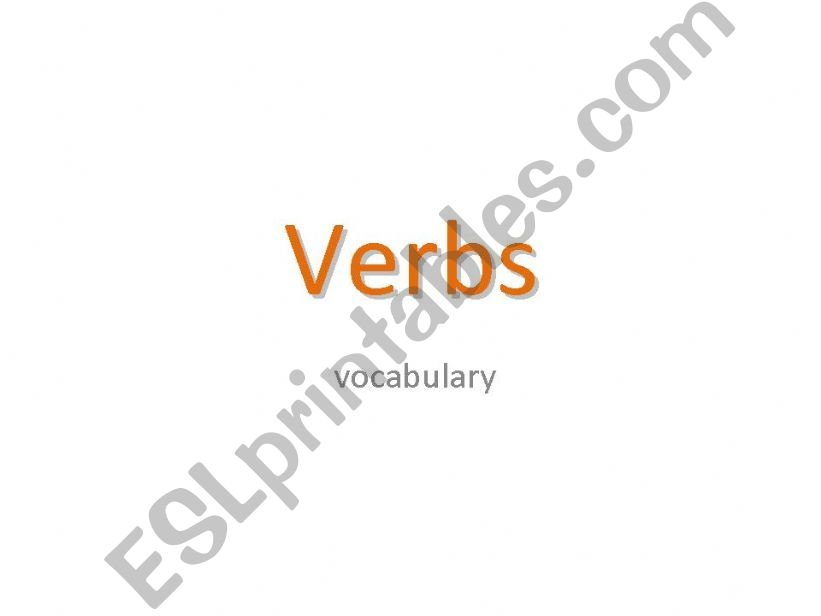 action verbs powerpoint