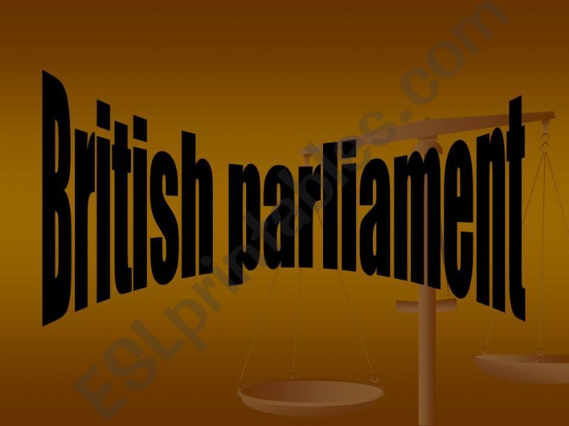 British parliament powerpoint