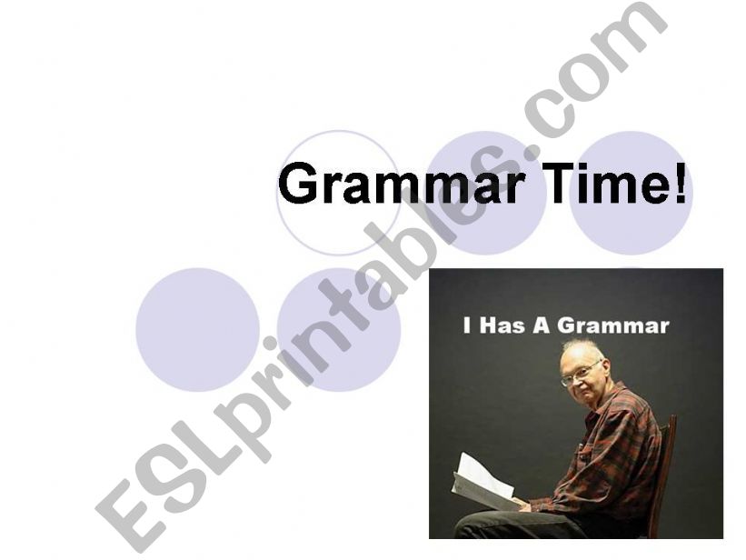 Grammar Time - Conjunctions powerpoint