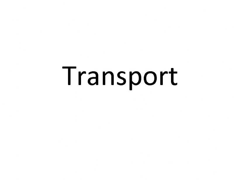 Transport powerpoint