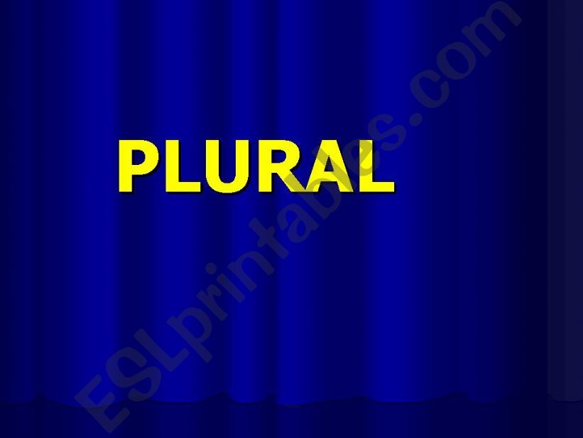 plural powerpoint