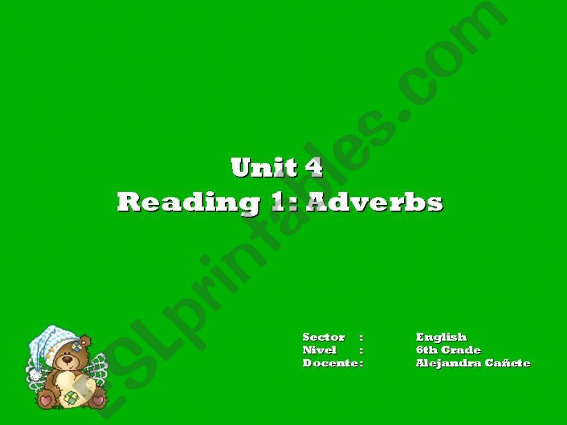 Adverbs powerpoint