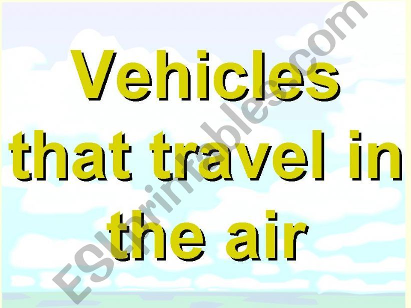 the air vehicles powerpoint