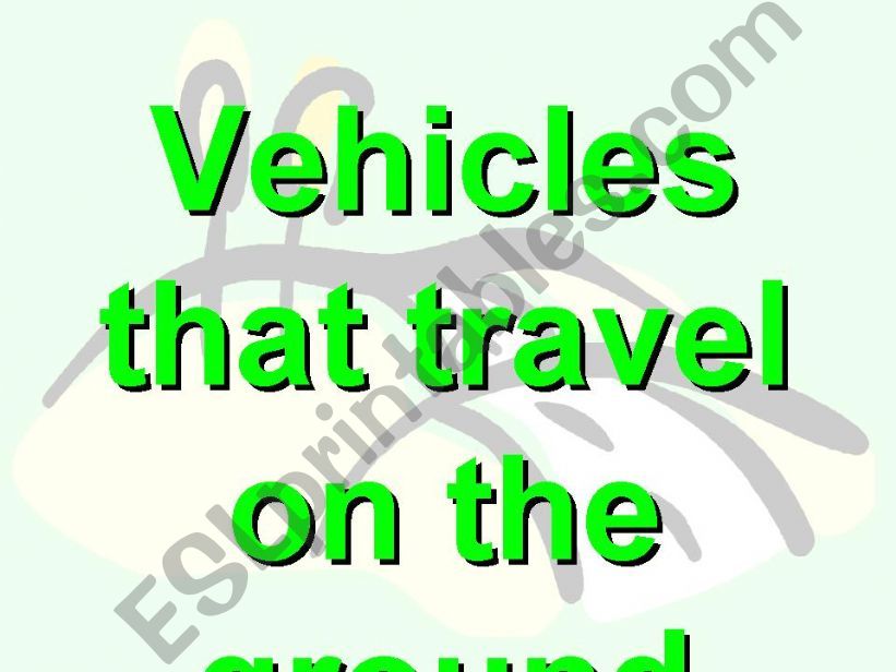 The land vehicles powerpoint