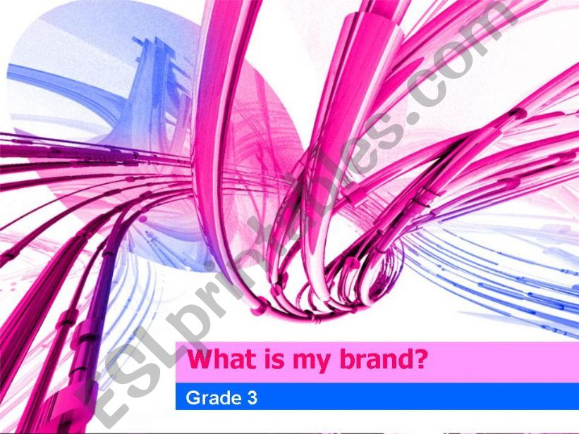 What is my brand? powerpoint