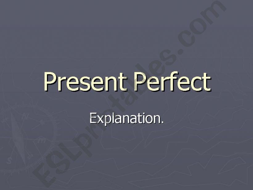 Present Perfect powerpoint