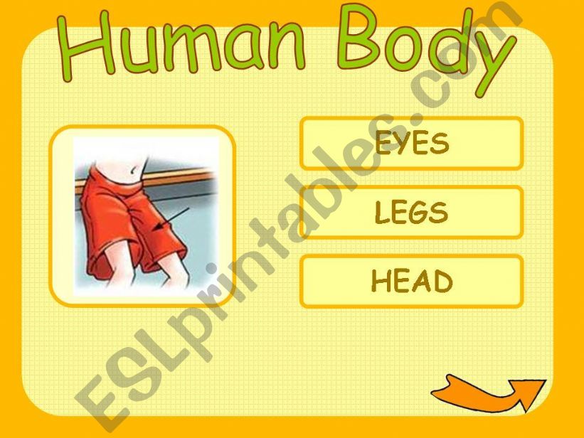 Game Human Body part2 powerpoint