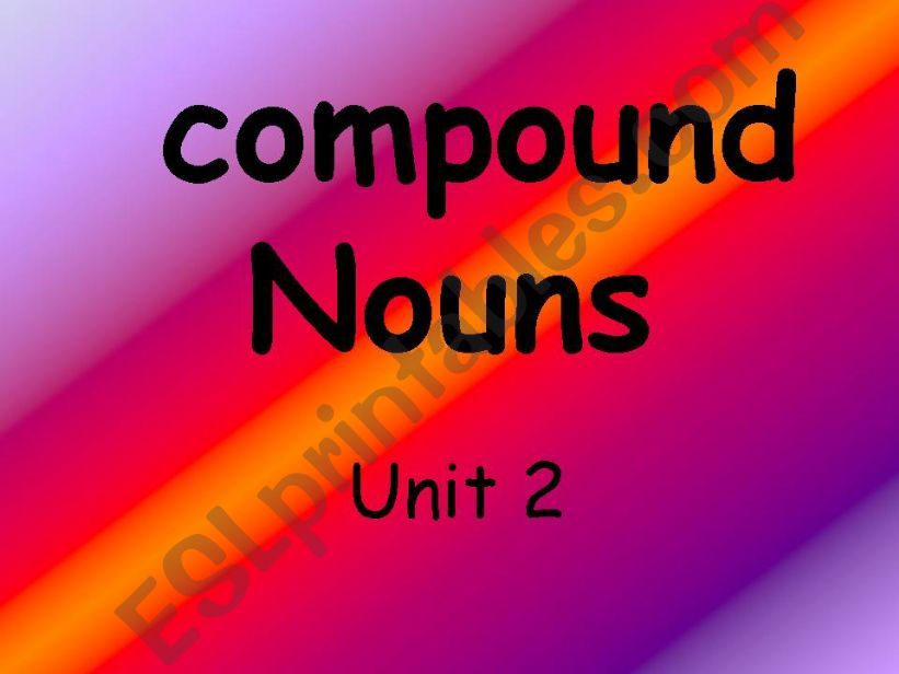 compound nouns  powerpoint