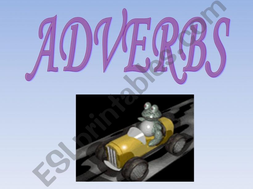 adverbs powerpoint