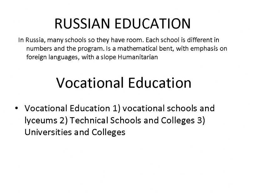 Russian education (genersl information)