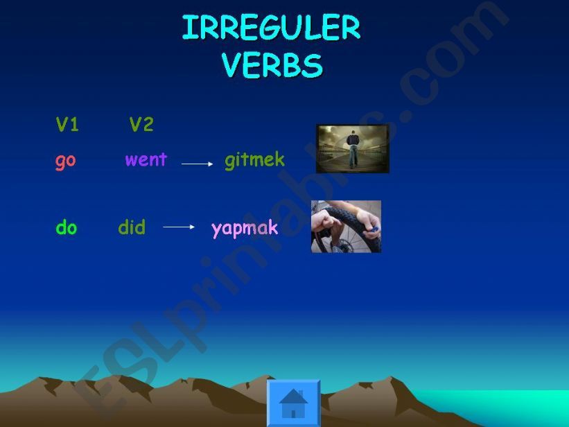 irregular verbs powerpoint