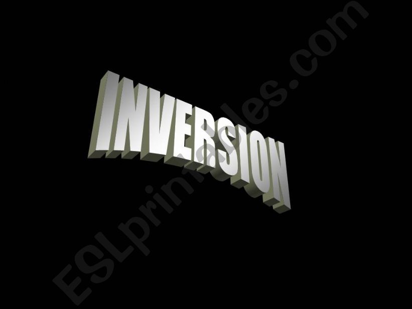 inversion powerpoint