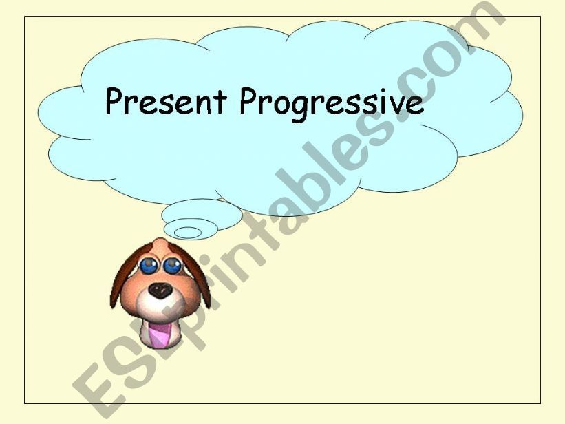 Present Progressive powerpoint