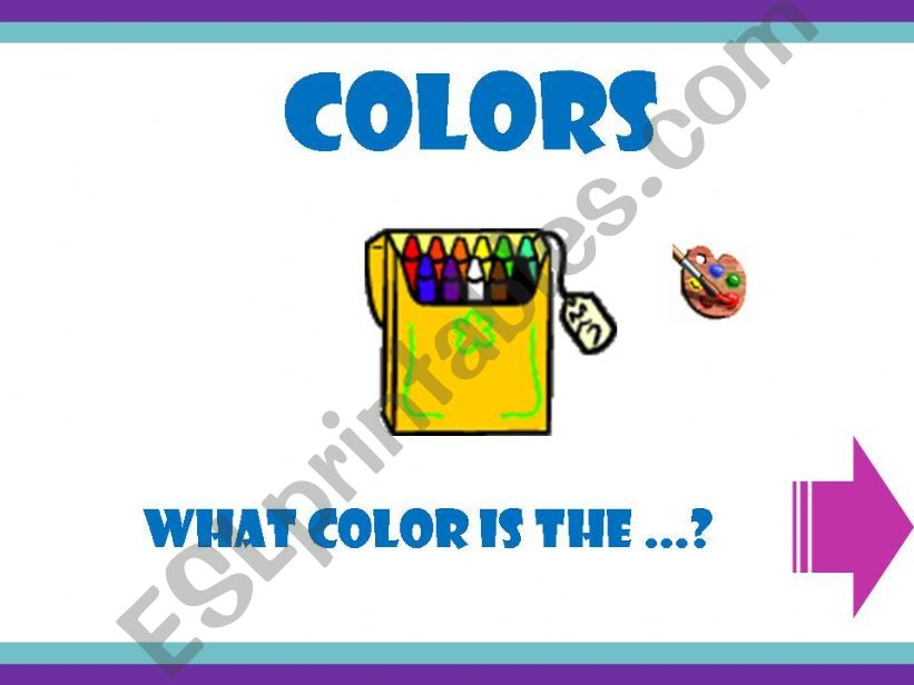 Colors Game Part 1 powerpoint