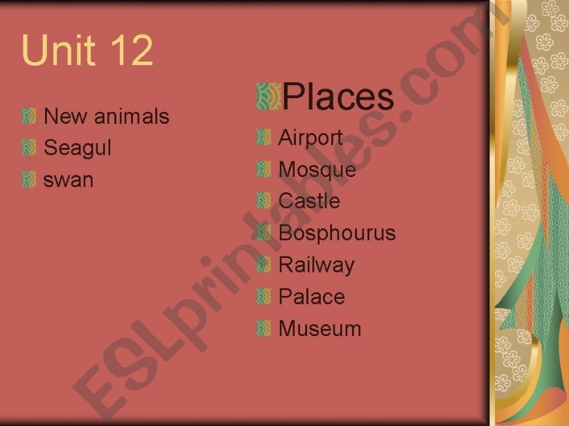 different places powerpoint