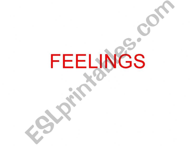 feelings powerpoint