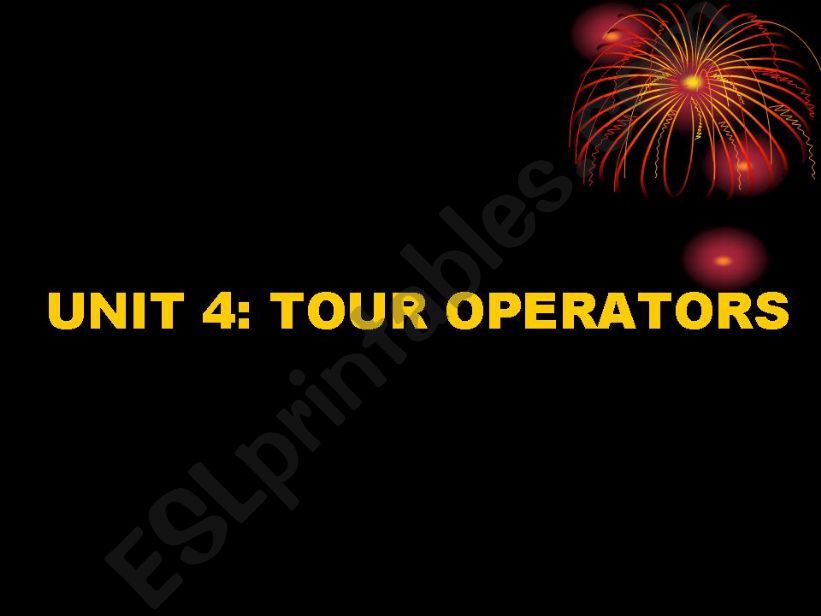 tour operation powerpoint