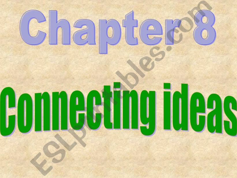 connecting ideas powerpoint