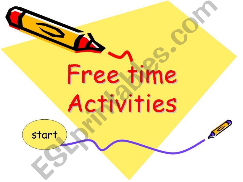 free time activities powerpoint