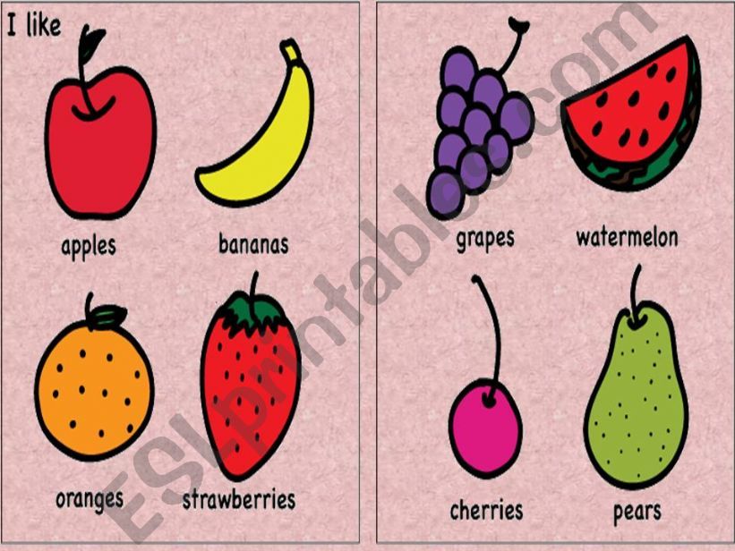 Fruits-Yummy to My Tummy powerpoint