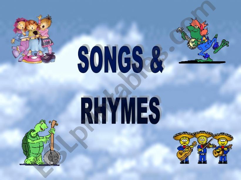 songs & rhymes powerpoint