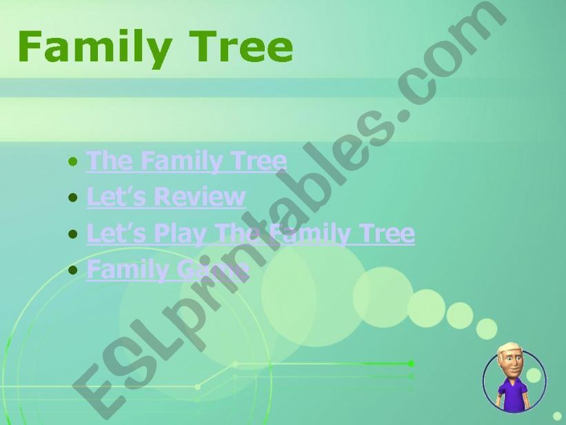 Family Tree - VOCABULARY & GAME
