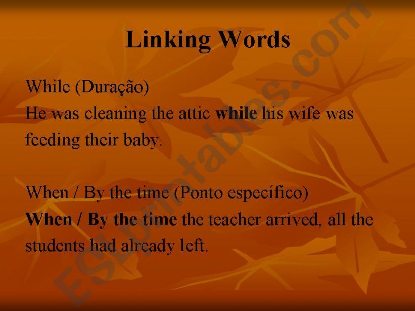 Linking Words powerpoint