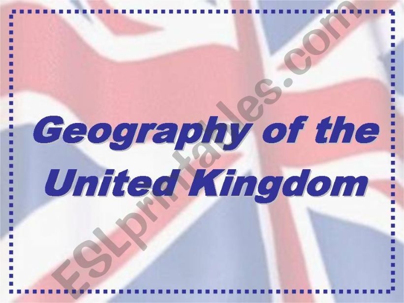 Geography of the United Kingdom