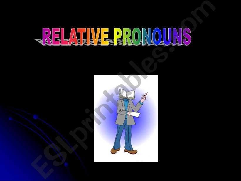 Relative Pronouns powerpoint