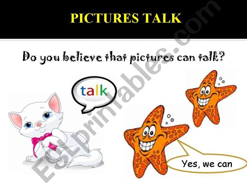 pictures talk powerpoint