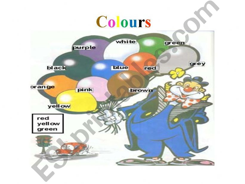 funny colours powerpoint