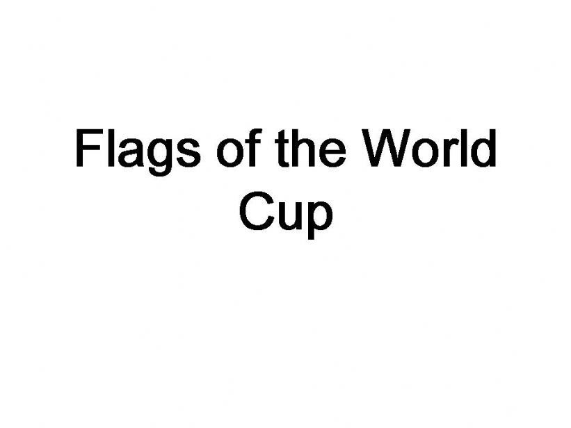 Flags of the Football World Cup 2010