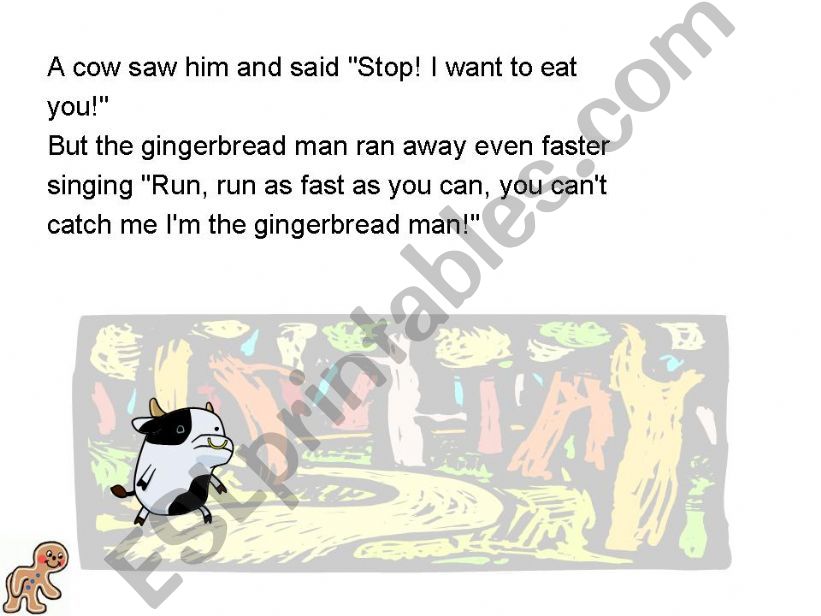 The gingerbread man (Part 2) powerpoint